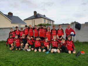 a gaelic football team inspired by active school week